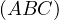 (ABC )  