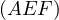 (AEF  )  