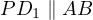 P D  ∥ AB
   1  