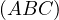 (ABC  )  