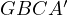       ′
GBCA 
